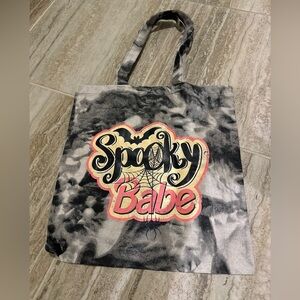 NWOT Spooky Babe tote Tie Dye